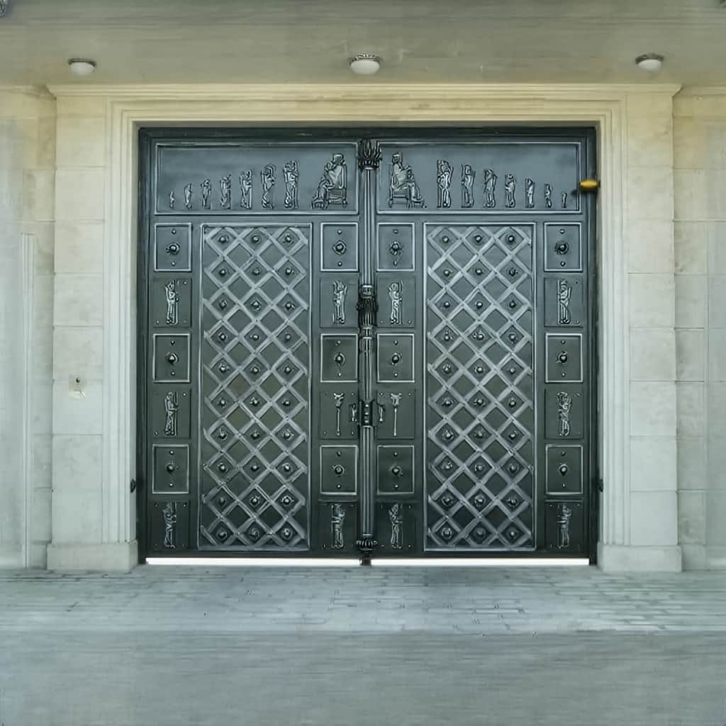 قیمت نصب درب مدل هخامنشی پارکینگی