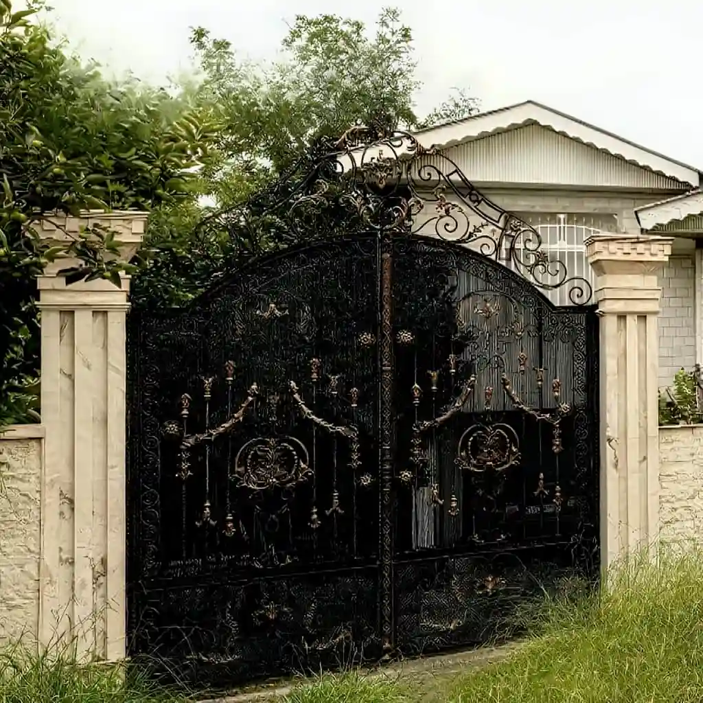 کارخانه تولید درب مدل پیچک فرفورژه