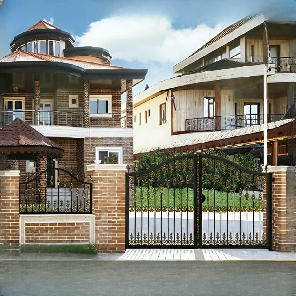 نصب درب ارتفاع کوتاه ویلایی ویلایی