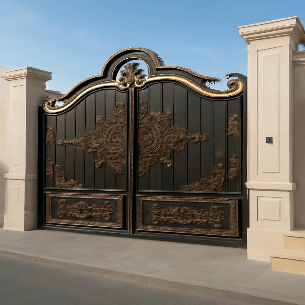 کارخانه تولید درب مدل گل آرا فرفورژه