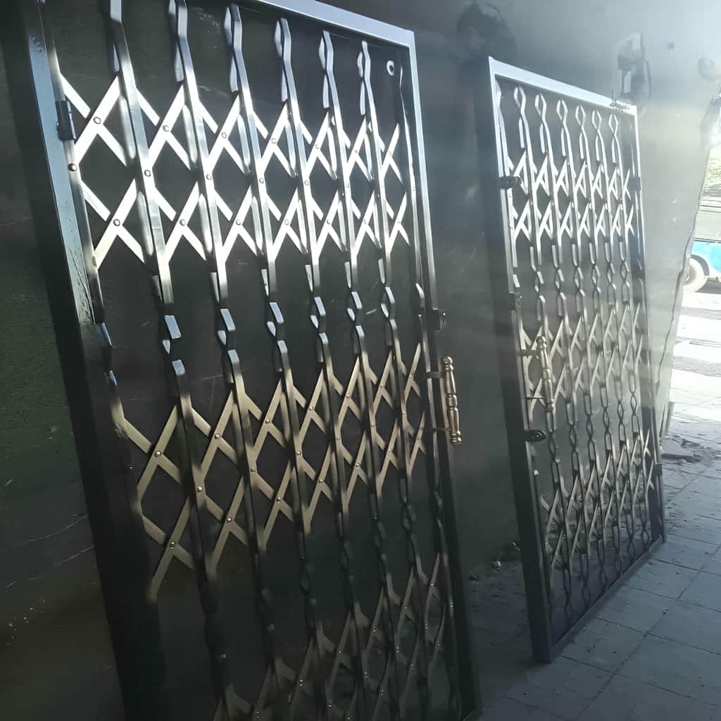 خرید درب آکاردئونی حفاظ متحرک سه‌گل در عظیمیه کرج