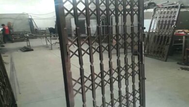 درب آکاردئونی حفاظ متحرک در بندرعباس