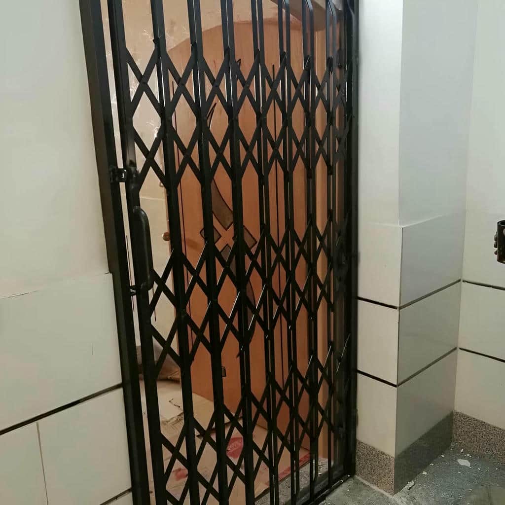 قیمت درب آکاردئونی حفاظ متحرک تجاری در رفسنجان