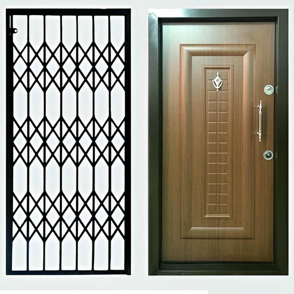 قیمت درب آکاردئونی حفاظ متحرک مسکونی در سنندج