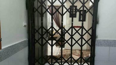 درب آکاردئونی حفاظ متحرک در محمودآباد