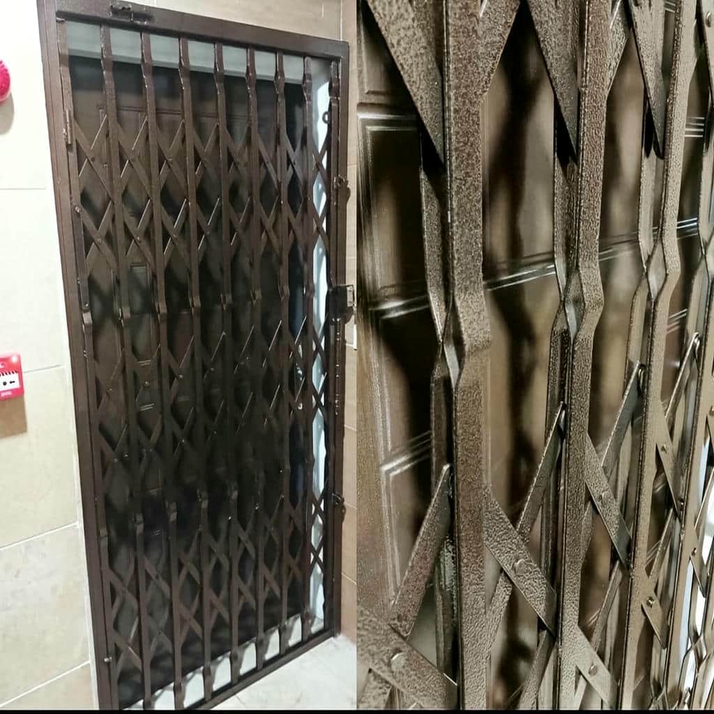 خرید درب آکاردئونی حفاظ متحرک کلاسیک در شیراز