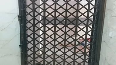 درب آکاردئونی حفاظ متحرک در بجنورد