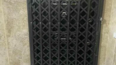 درب آکاردئونی حفاظ متحرک در کردان