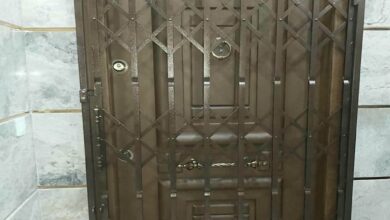 درب آکاردئونی حفاظ متحرک در نسیم شهر