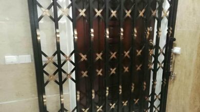 درب آکاردئونی حفاظ متحرک در قزوین