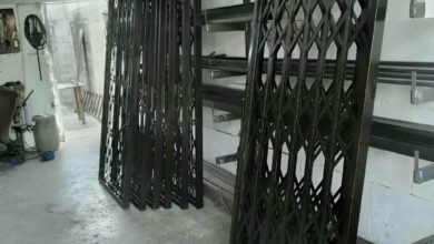 درب آکاردئونی حفاظ متحرک در نوشهر