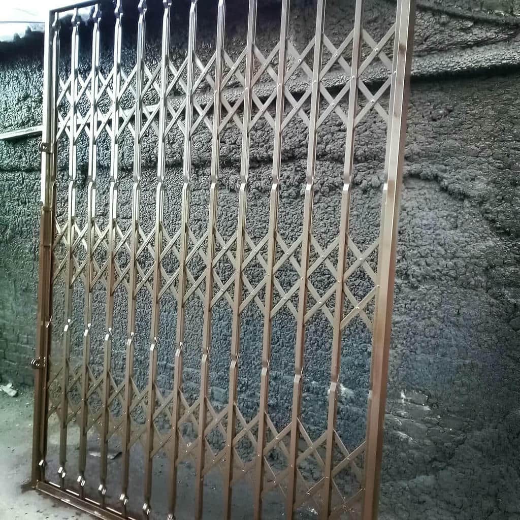 قیمت درب آکاردئونی حفاظ متحرک چهارگل در لواسان