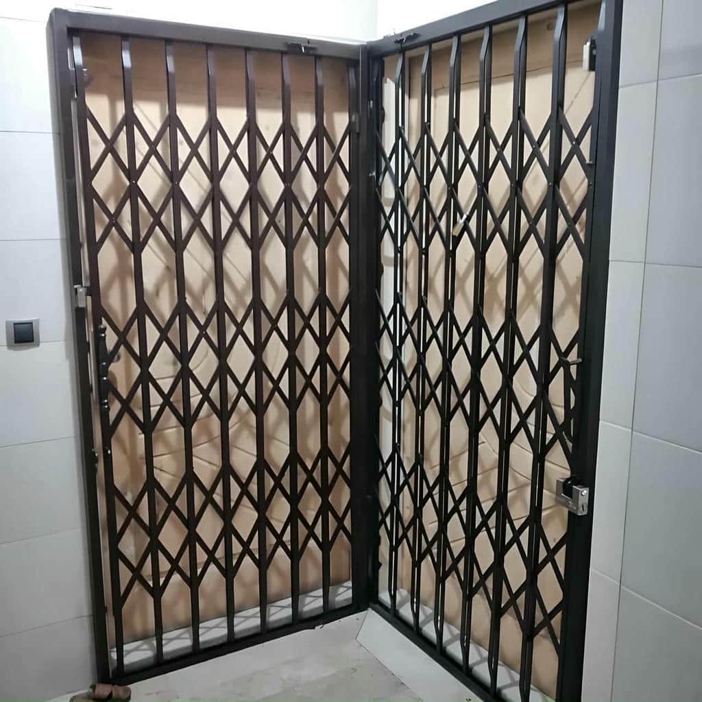 فروش درب آکاردئونی حفاظ متحرک استاندارد در بندر دیلم