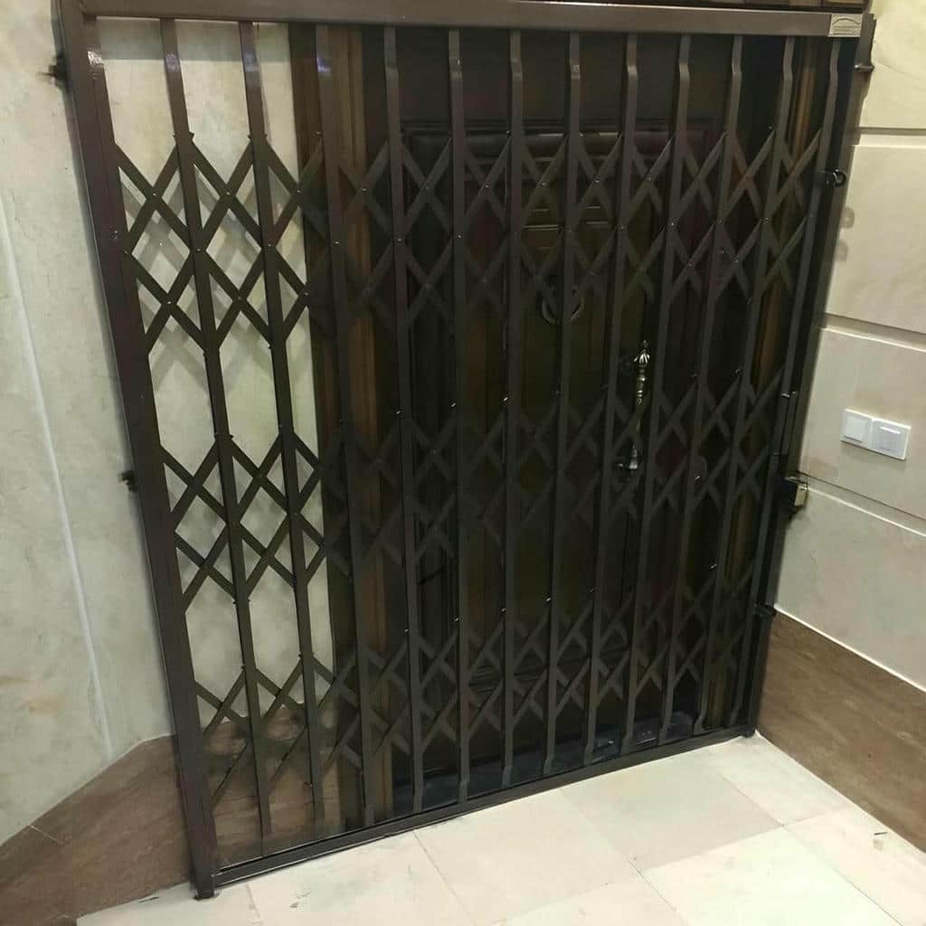 فروش درب آکاردئونی حفاظ متحرک استاندارد در کردان