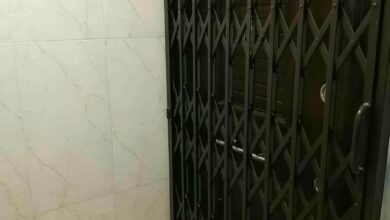 درب آکاردئونی حفاظ متحرک در آبسرد