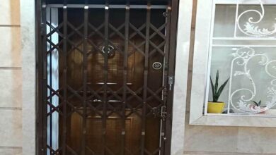درب آکاردئونی حفاظ در ساری