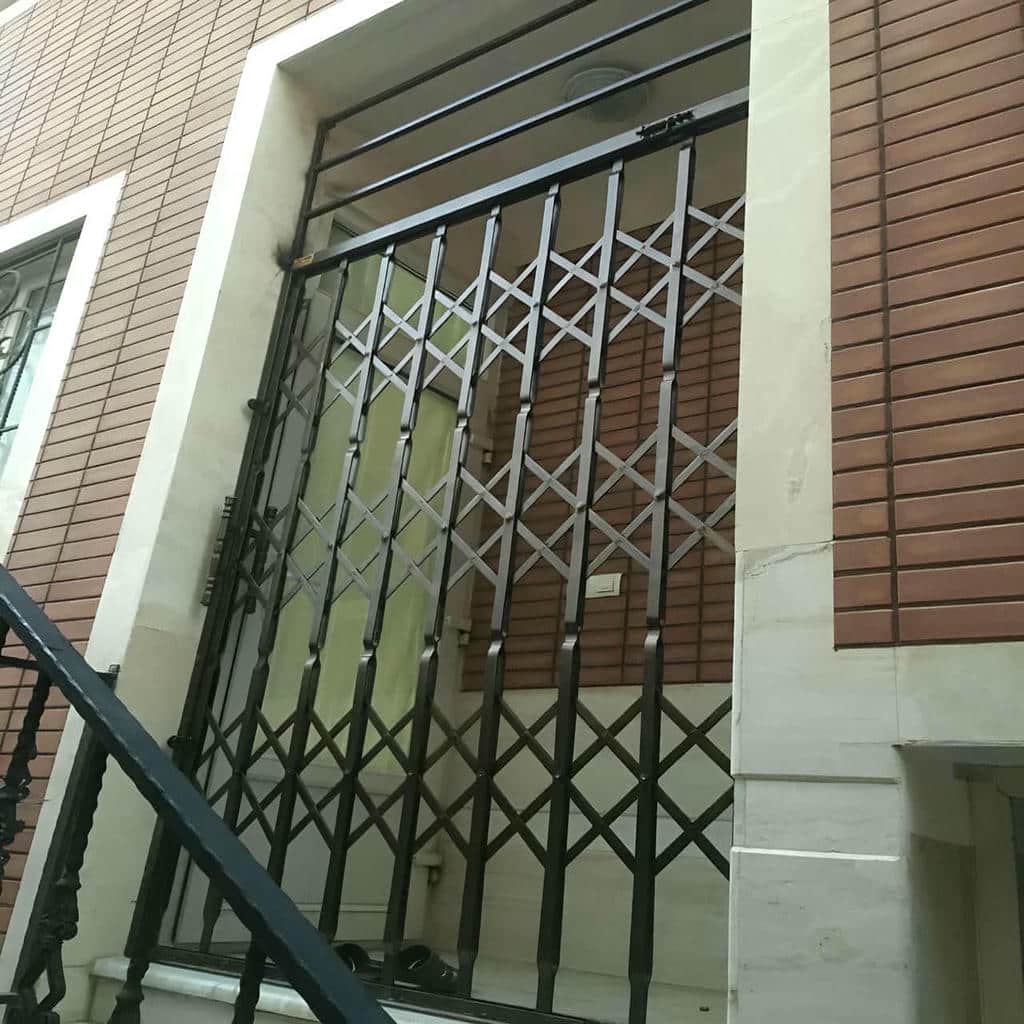 قیمت درب آکاردئونی حفاظ متحرک چهارگل در کیش