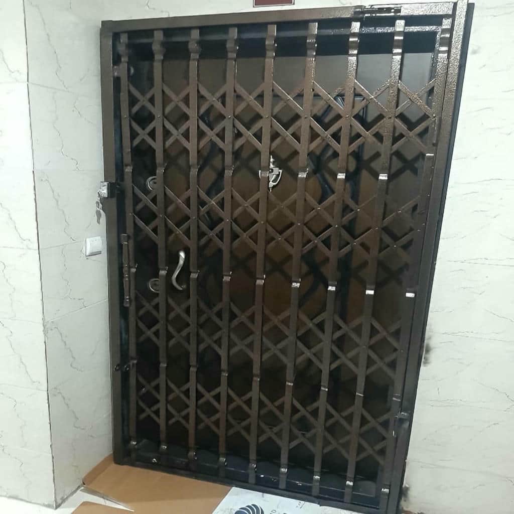 قیمت درب آکاردئونی حفاظ متحرک چهارگل در عظیمیه کرج
