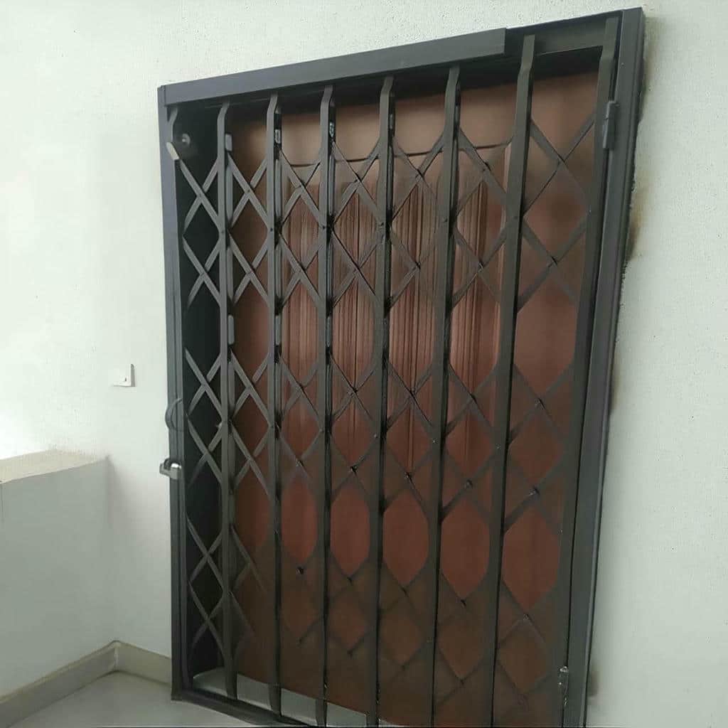 فروش درب آکاردئونی حفاظ متحرک استاندارد در کاشان