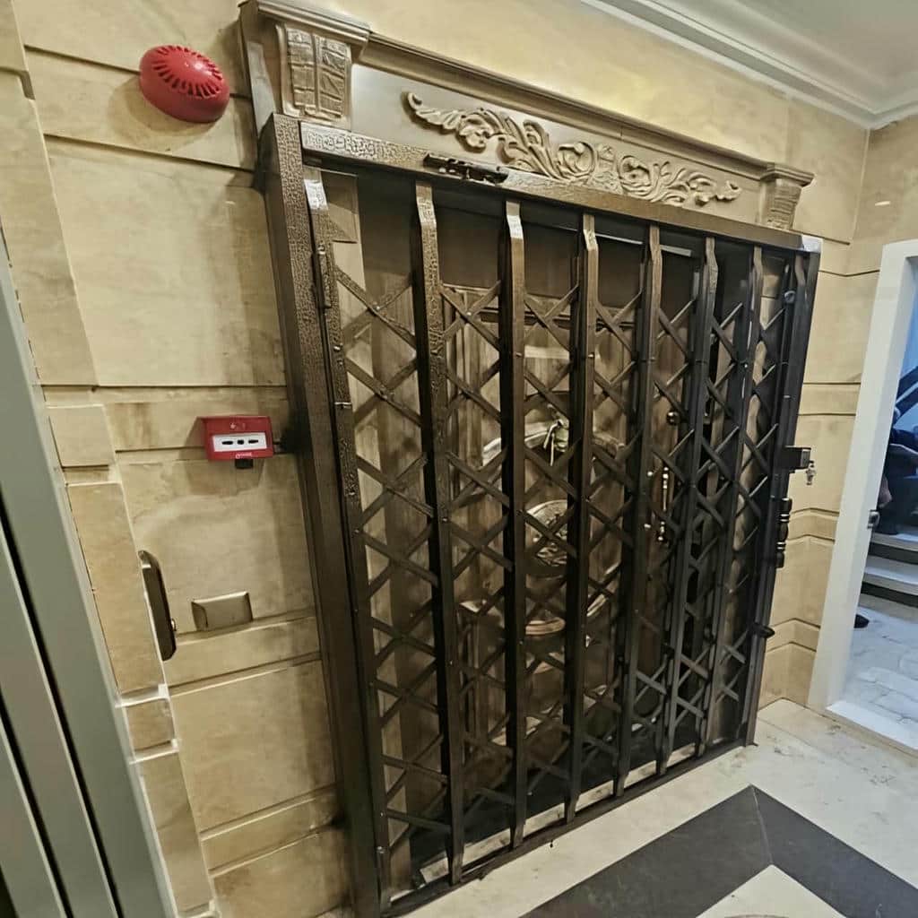 قیمت درب آکاردئونی حفاظ متحرک چهارگل در بندرعباس