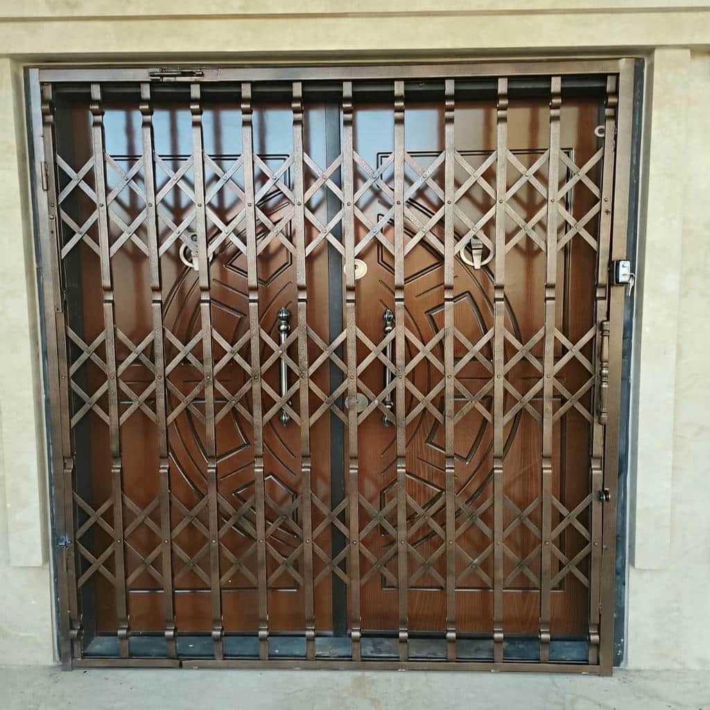 خرید درب آکاردئونی حفاظ متحرک ضدسرقت در تبریز