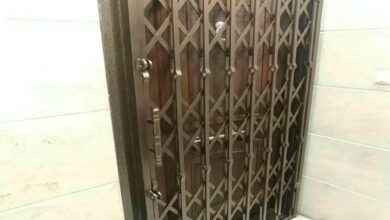 درب آکاردئونی حفاظ متحرک در مریوان