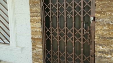 درب آکاردئونی حفاظ متحرک در آمل