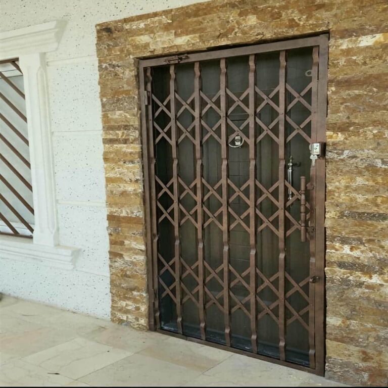 درب آکاردئونی حفاظ متحرک در آمل