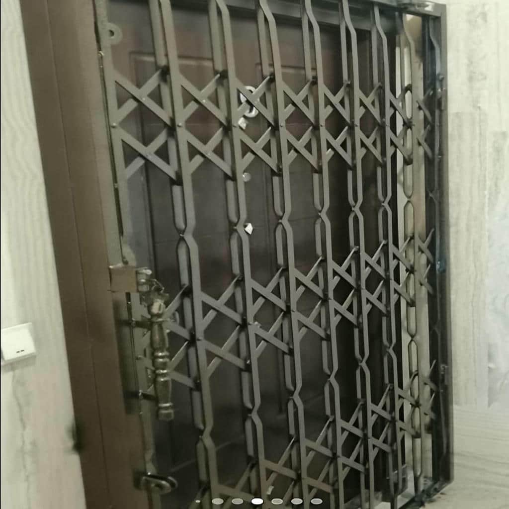 قیمت درب آکاردئونی حفاظ متحرک چهارگل در نسیم شهر