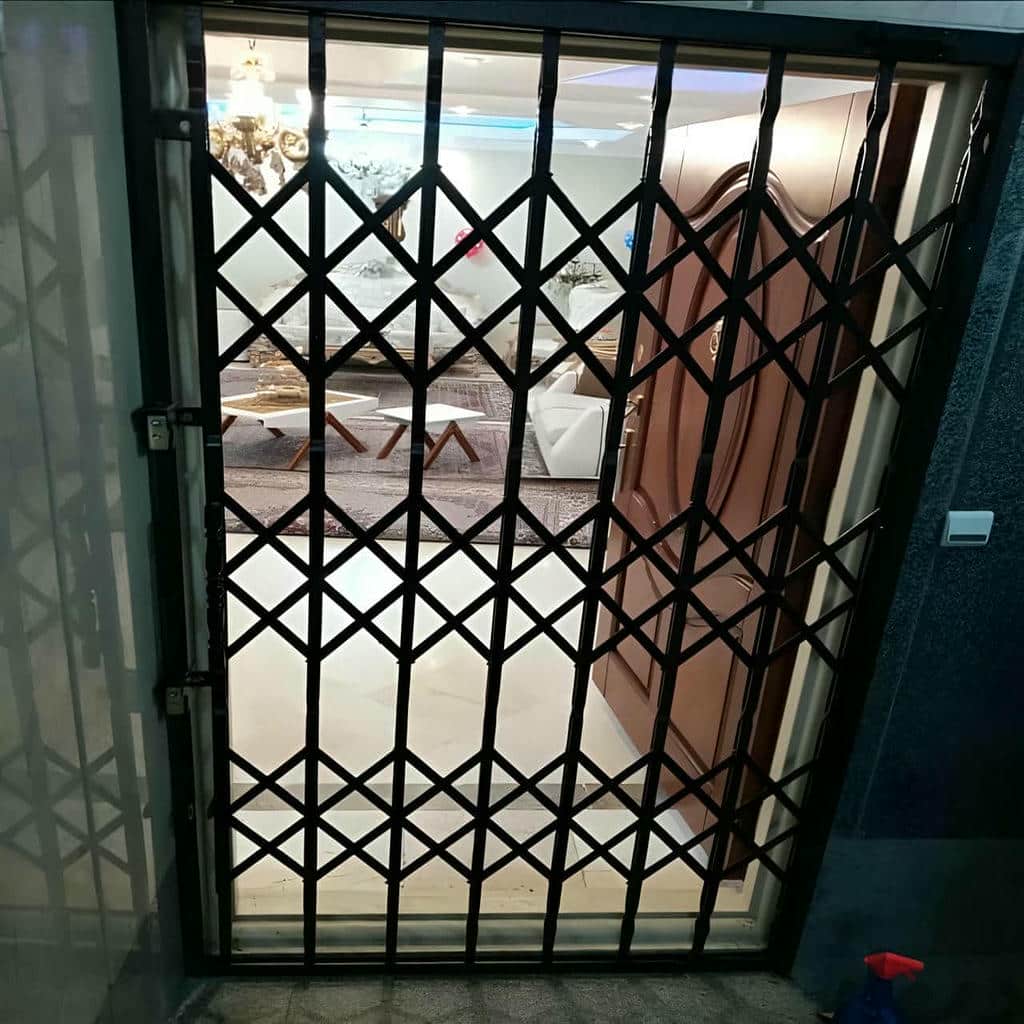 قیمت درب آکاردئونی حفاظ متحرک چهارگل در فشم