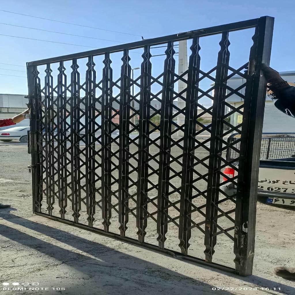 فروش درب آکاردئونی حفاظ متحرک استاندارد در رفسنجان
