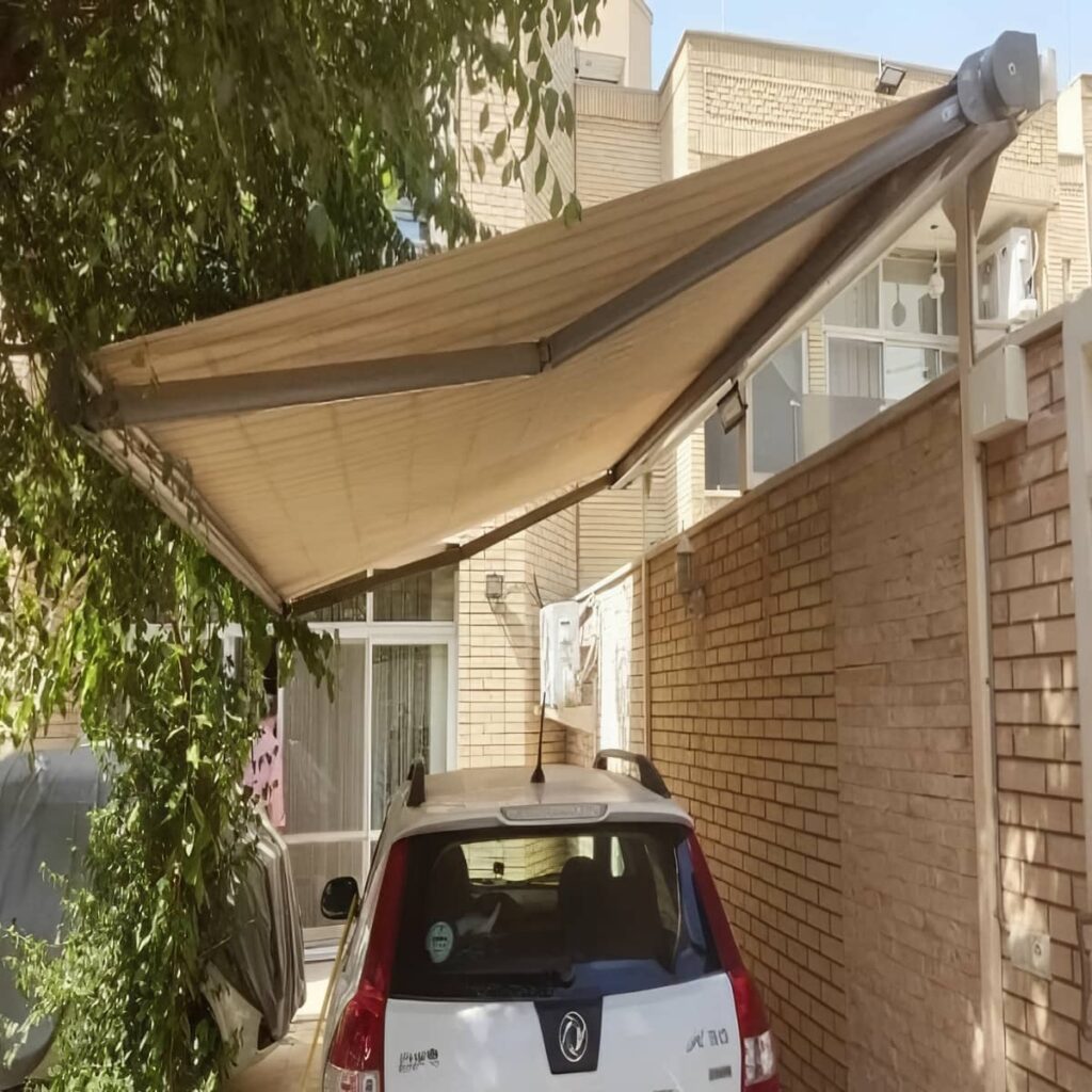 سایبان برقی بازویی در نوشهر