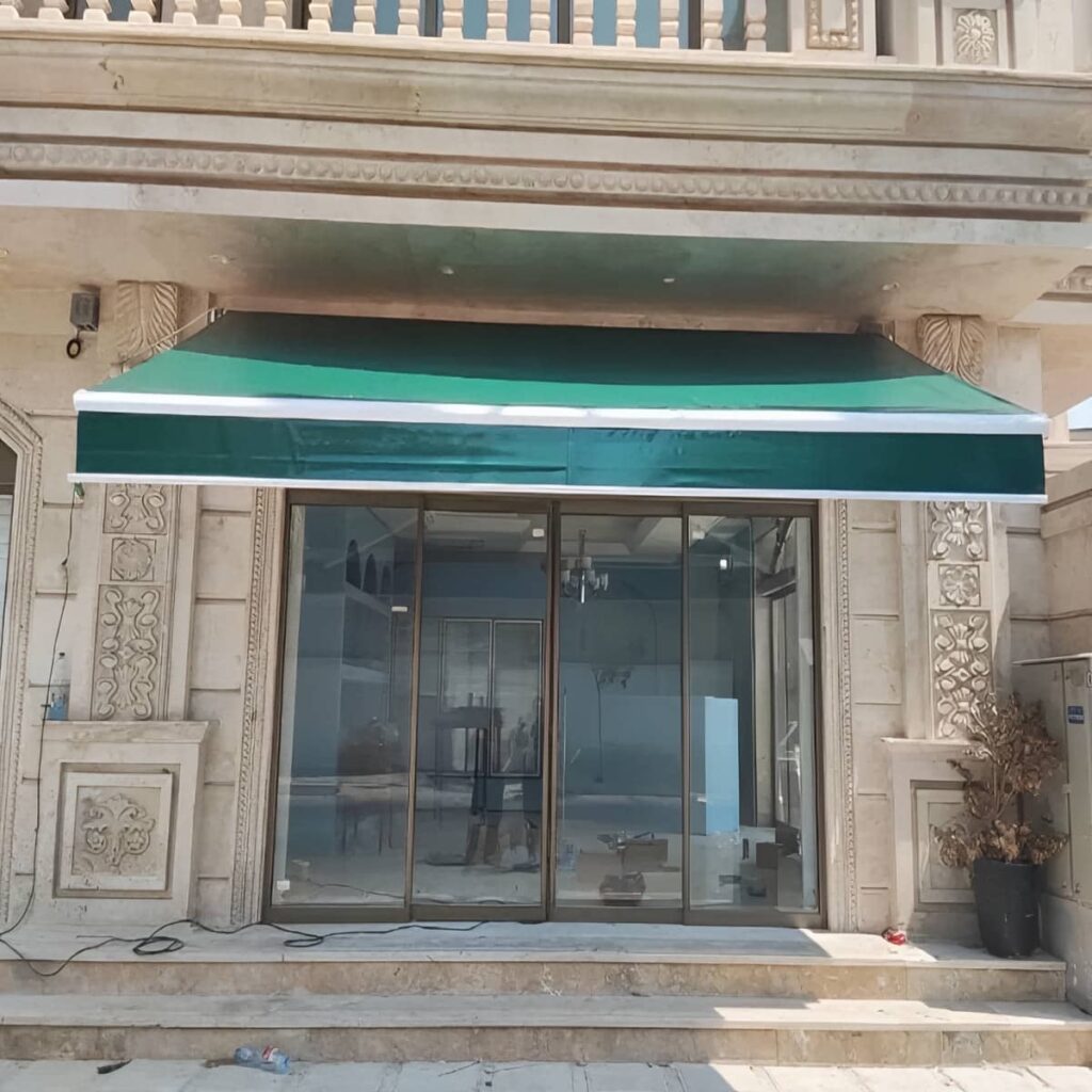 نصب سایبان برقی بازویی پارکینگ هماهنگ در سمنان