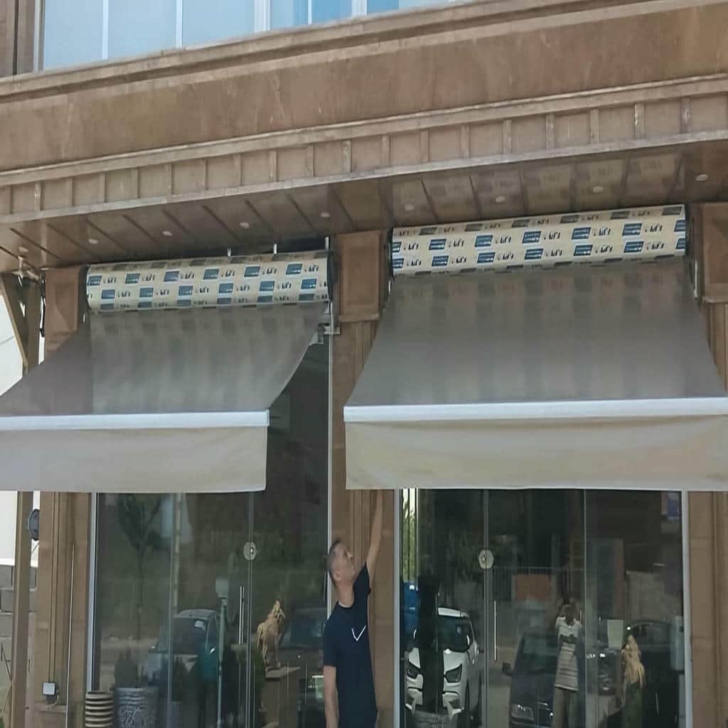 خرید سایبان برقی بازویی مدل بازویی استاندارد در اندیشه