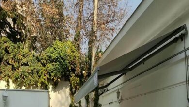 سایبان برقی بازویی در عظیمیه کرج