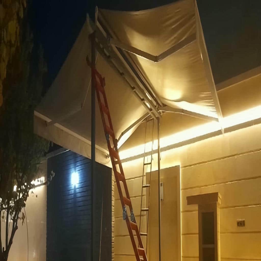 قیمت انواع سایبان برقی اتوماتیک در مشهد