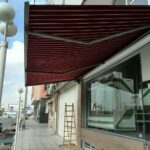 سایبان برقی هماهنگ با نما در رفسنجان