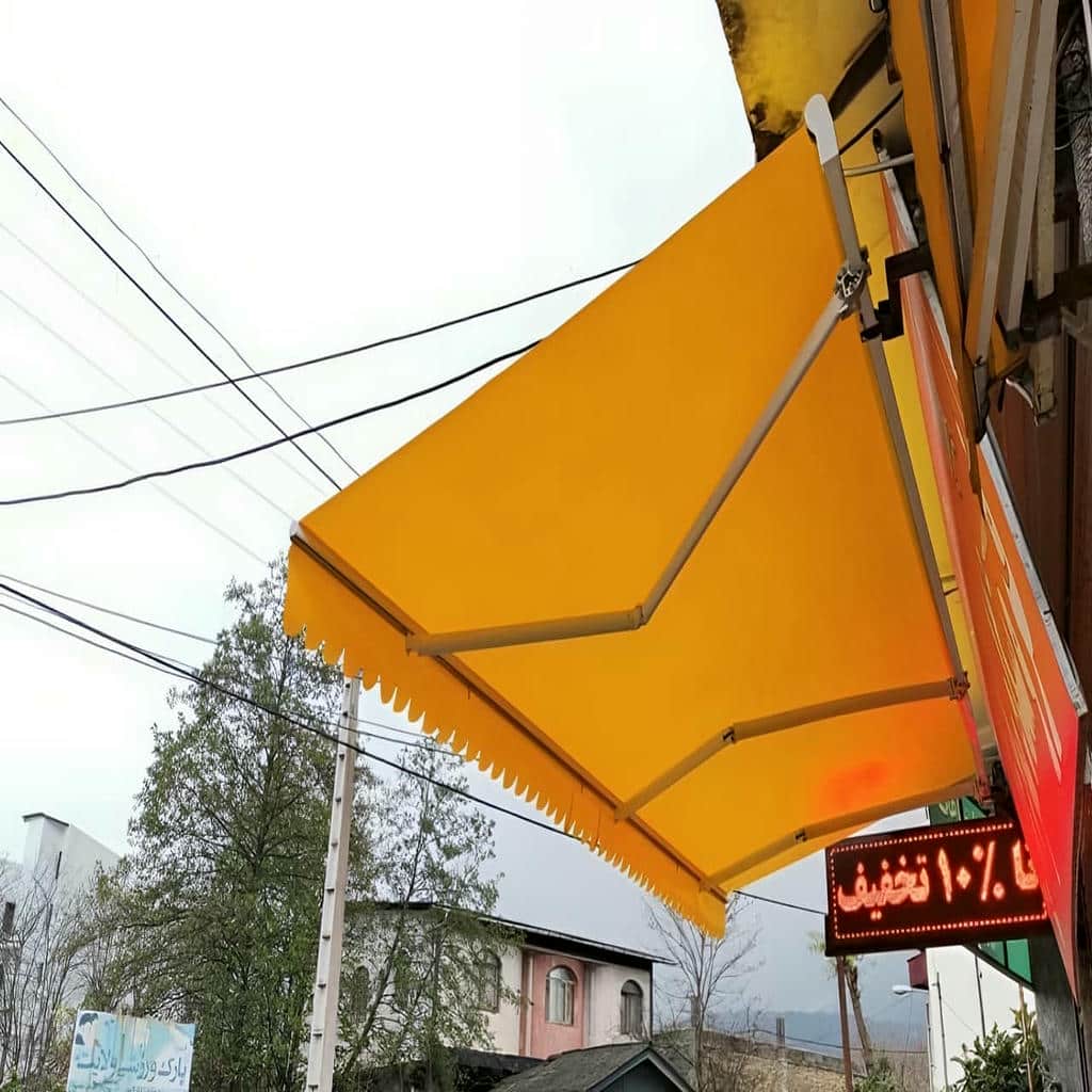 قیمت سایبان برقی بازویی کاربری ویلا در بندر چابهار