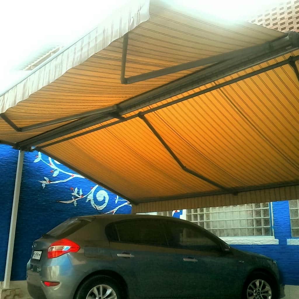 نصب انواع سایبان برقی مغازه در اصفهان
