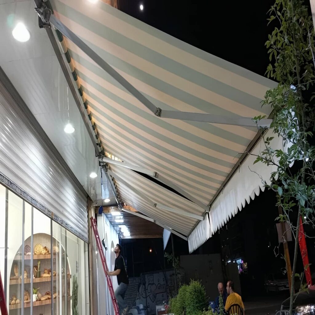 خرید انواع سایبان برقی بازویی در زاهدان