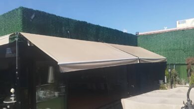 سایبان برقی بازویی در سمنان