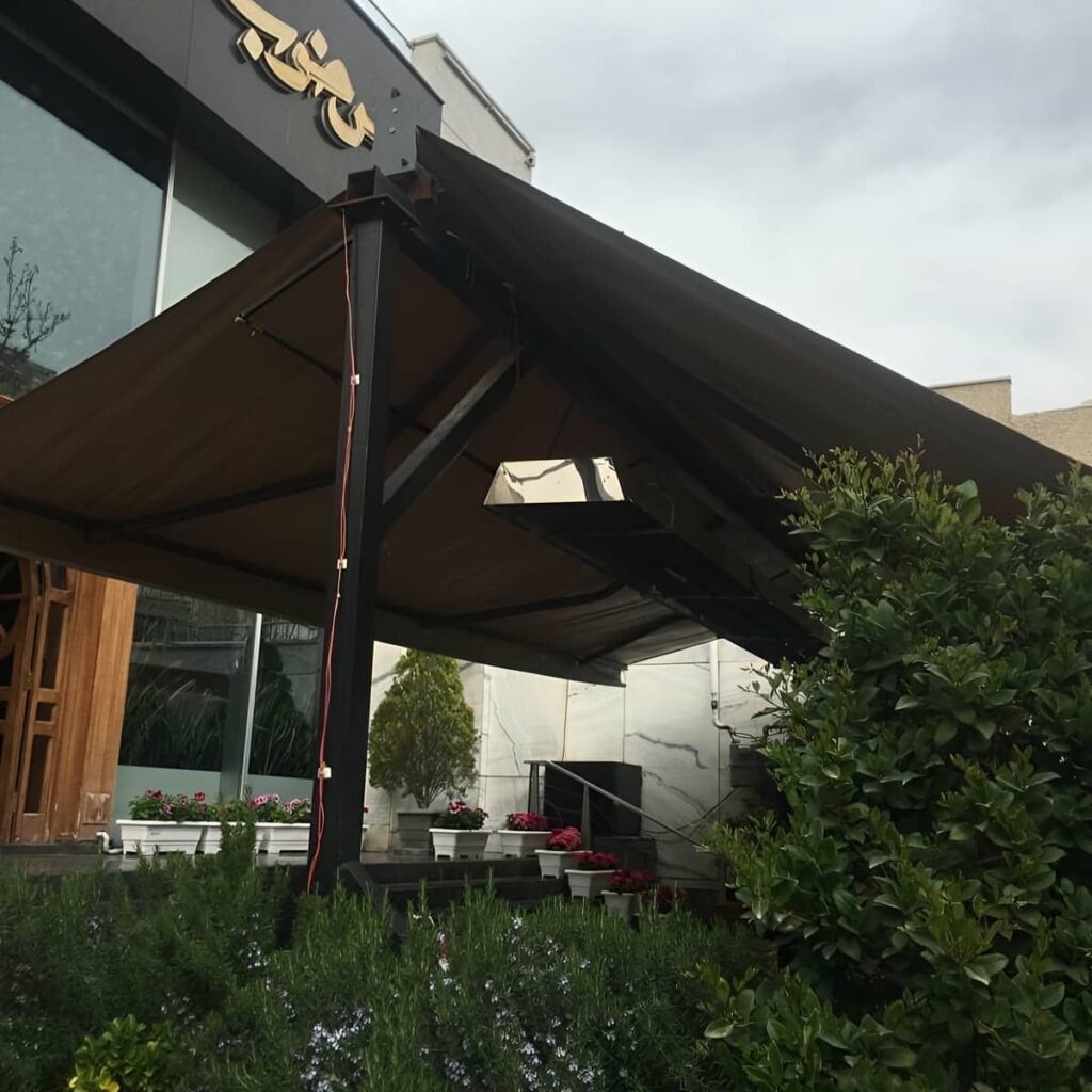 نصب سایبان برقی بازویی پارکینگ هماهنگ در آمل