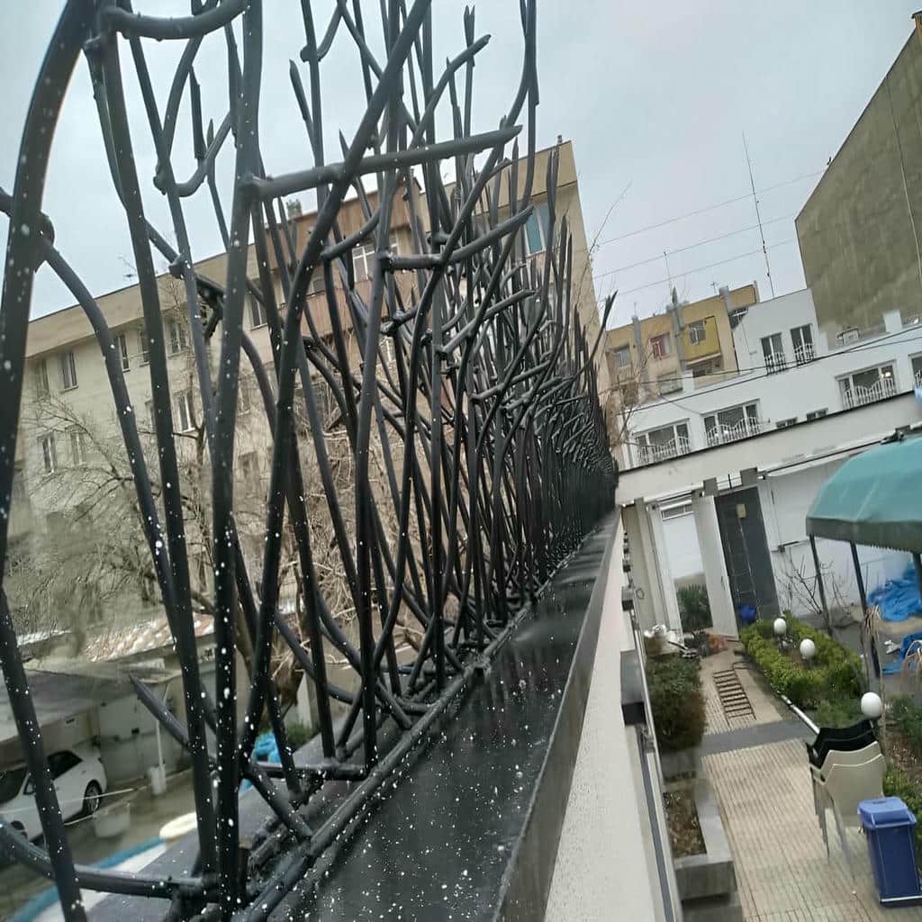 نصب حفاظ شاخ گوزنی پوشش ضدزنگ در پرند