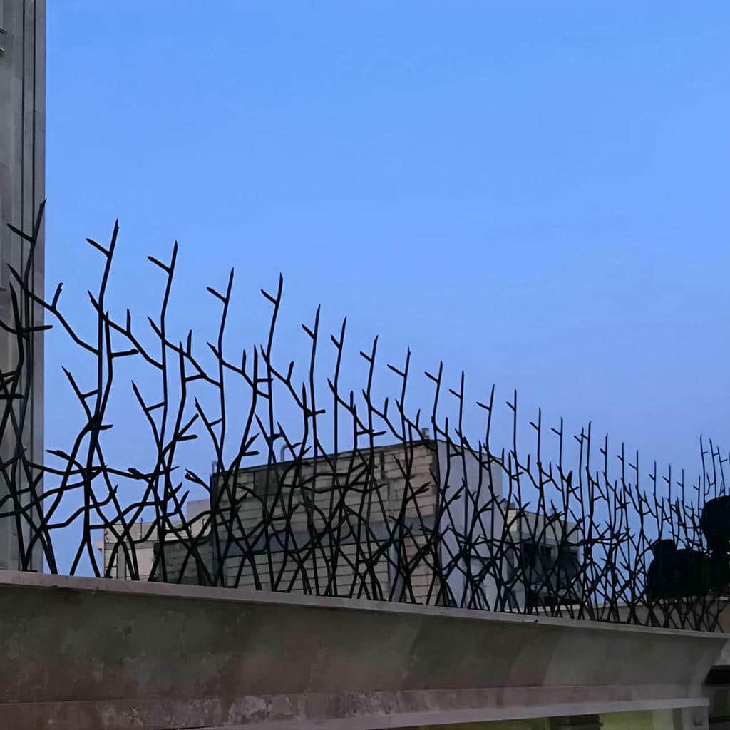 نصب حفاظ شاخ گوزنی دیوار ویلایی در کرمانشاه