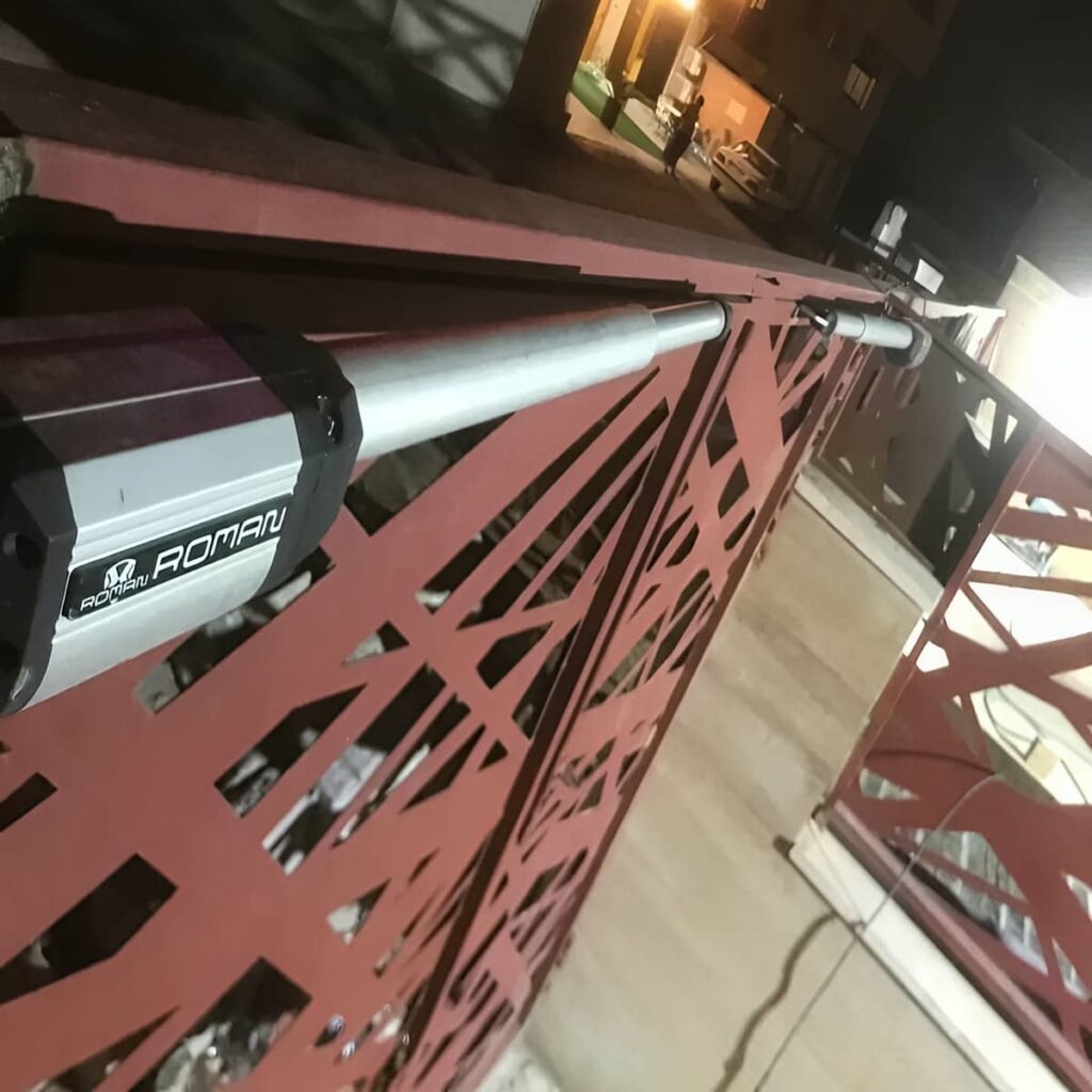 نصب جک بازویی ریلی پوشش ضدزنگ در کردان