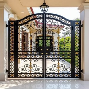 درب حیاط فرفورژه در استان گیلان