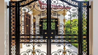 درب حیاط فرفورژه در استان گیلان
