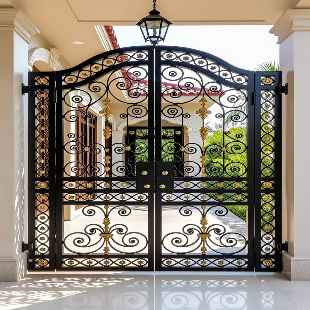 درب حیاط فرفورژه در استان گیلان