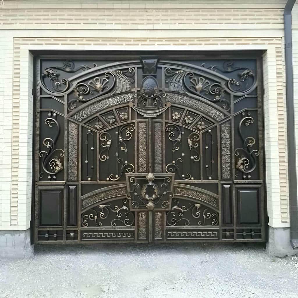 قیمت درب حیاط فرفورژه ویلایی مدرن در سیرجان