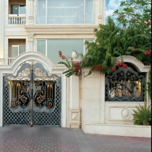 درب حیاط فرفورژه ویلایی در پردیس